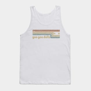 Goo Goo Dolls Cassette Stripes Tank Top